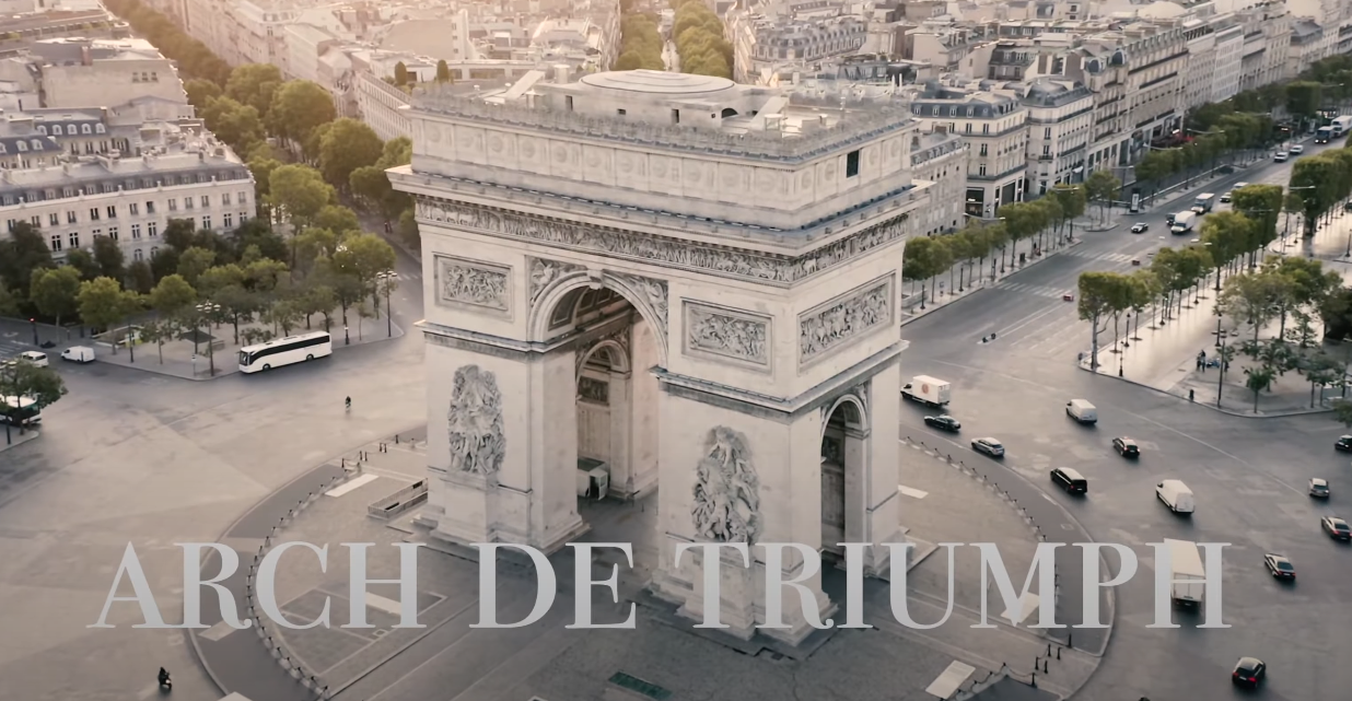 Arc de triomphe in Paris