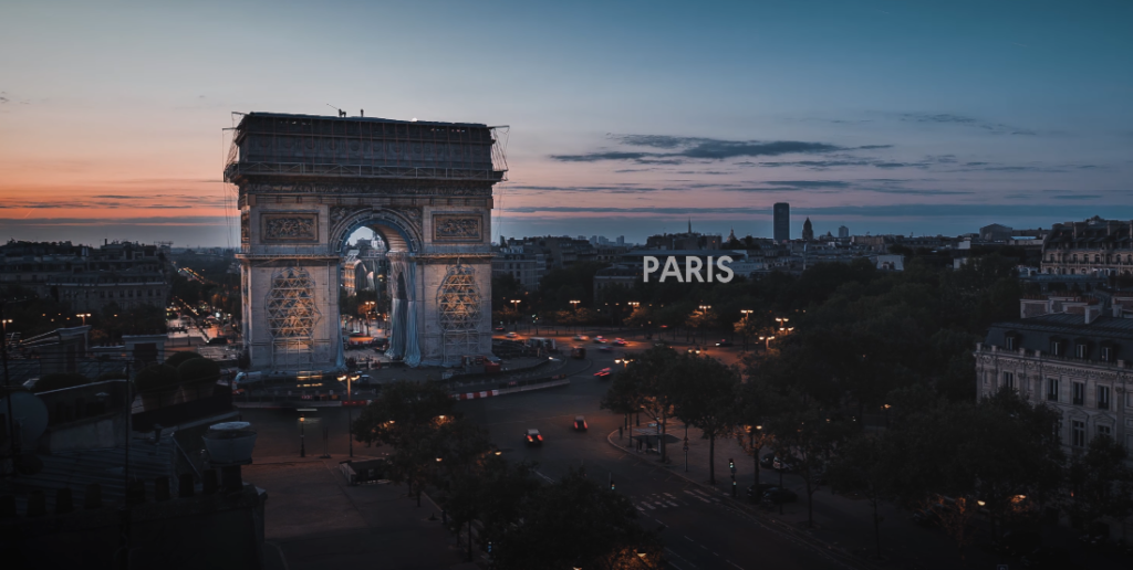 Arc de triomphe in Paris