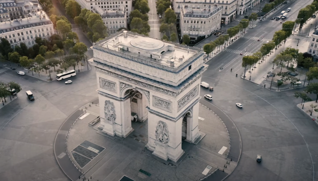 Arc de triomphe in Paris