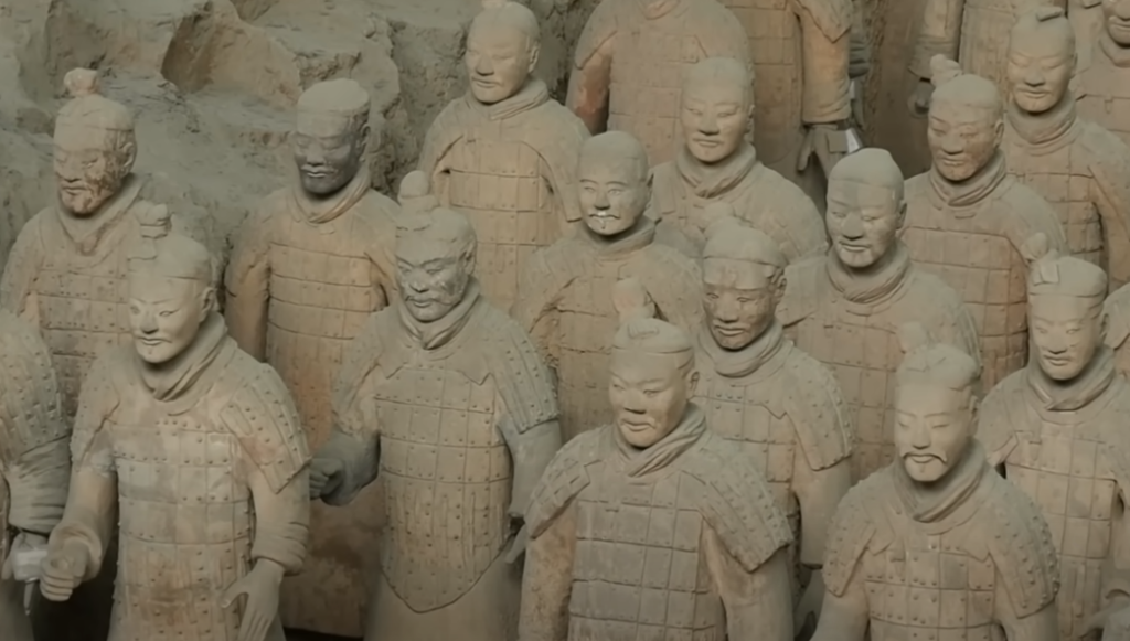 Emperor Qin Shi Huang in china