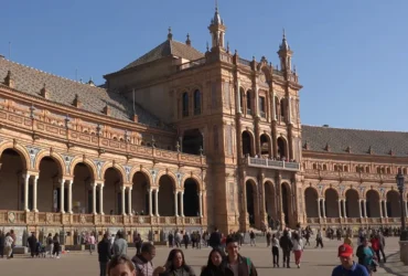 Plaza de España tore in Spain