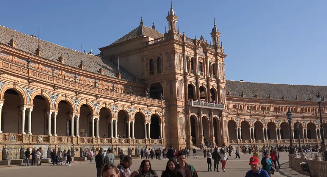 Plaza de España tore in Spain