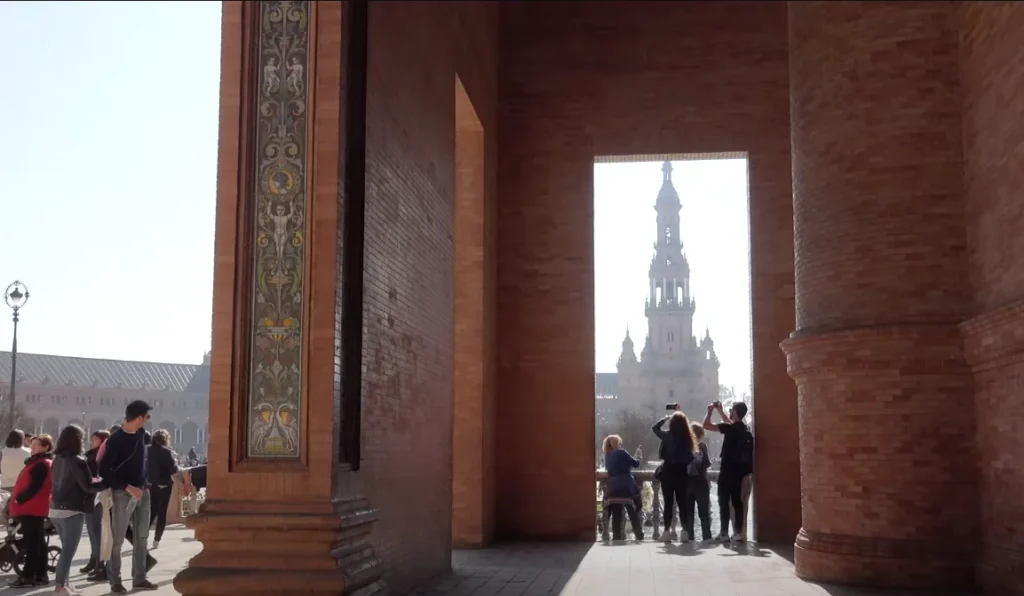 Plaza de España tore in Spain