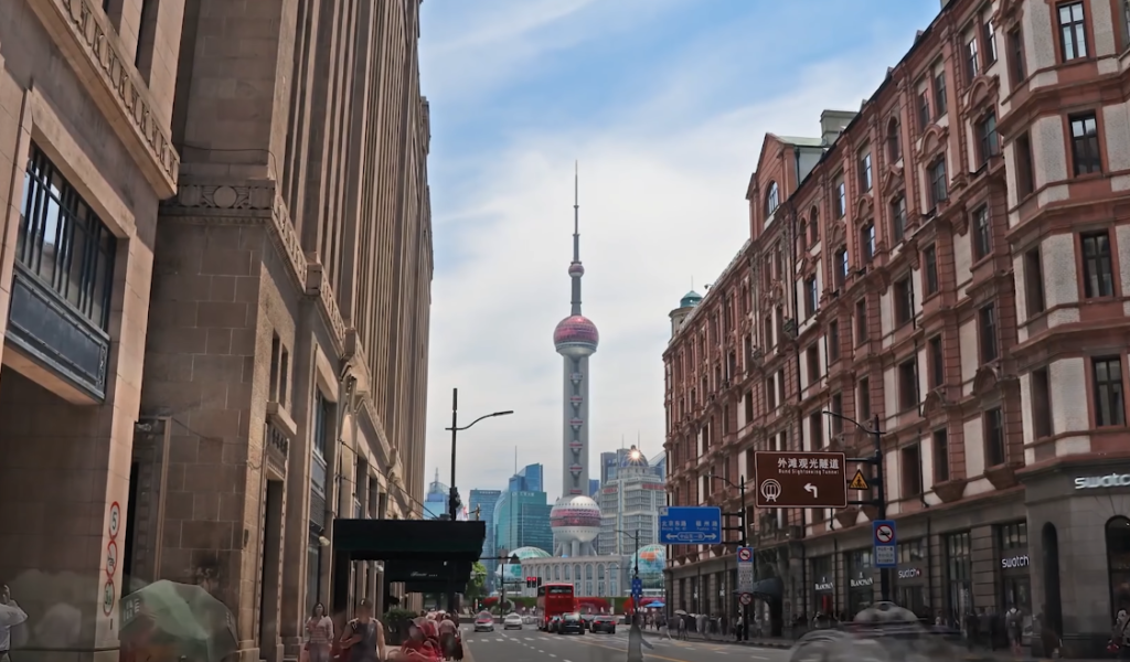 The Bund in Shanghai